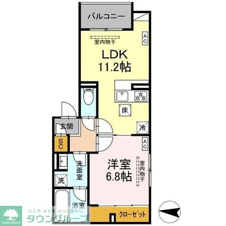 ボアブロンシュ深見の物件間取画像
